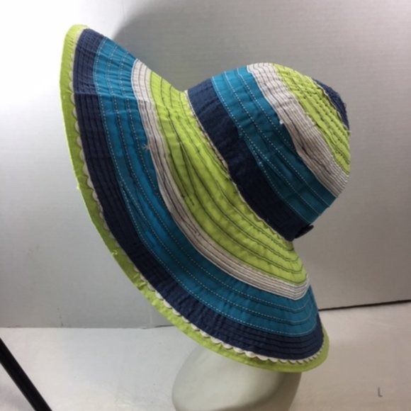 Panama Jack Women's Ribbon Floppy Packable Sun Hat, 4" Large Brim - Picture 4 of 14